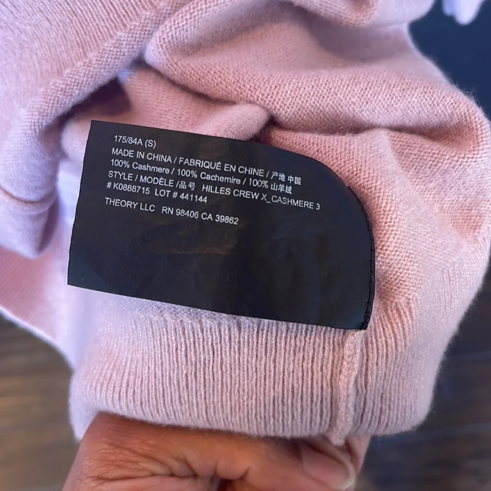 Theory cashmere sweater Sz S - Picture 5 of 7